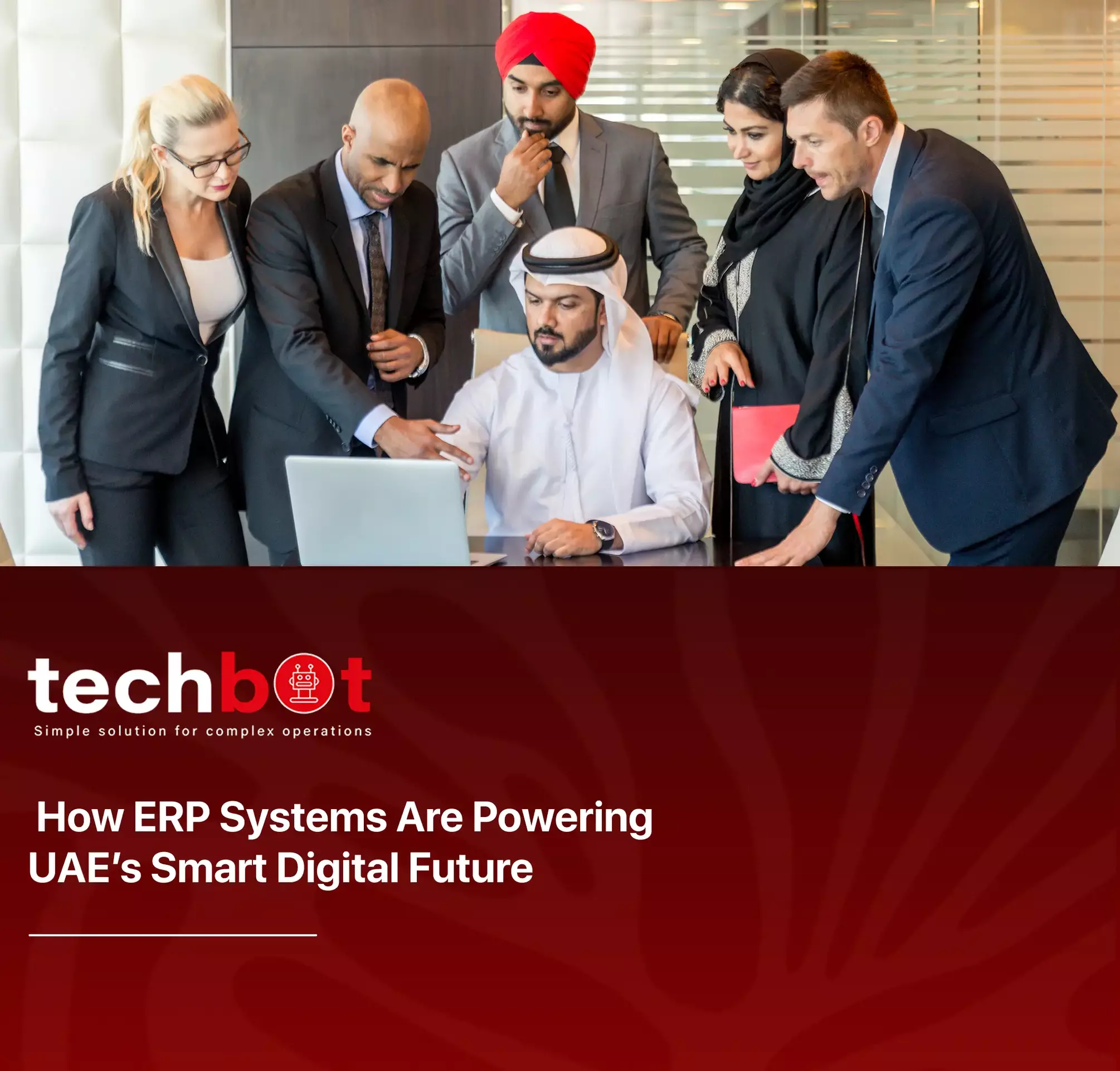 Modern ERP dashboard interface showing automation tools and data insights for UAE manufacturing industry